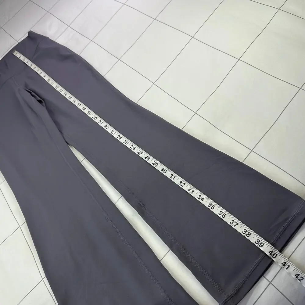 Athleta Pants Womens Large Purple Transcend Slim Yoga Bootcut Pilates Athleisure
